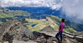 Vysokohorská turistika v Rakouských Dolomitech