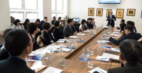 Delegace tchajwanských univerzit na Metropolitní univerzitě Praha