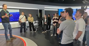 Jak to chodí v televizi: studenti MUP navštívili všechny tři celoplošné stanice