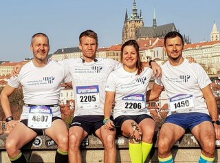 Mupáci opět v popředí závodu týmů na pražském půlmaratonu
