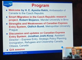 Canadian Express Entry System and Research Project Smart Migration in the Czech Republic