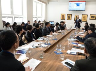 Delegace tchajwanských univerzit na Metropolitní univerzitě Praha