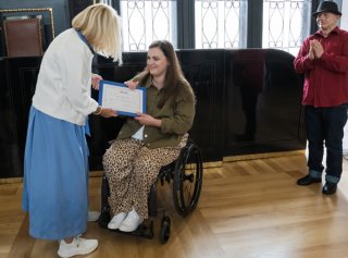 Kristýna Tůmová získala ocenění „Zdravotně postižený zaměstnanec roku“